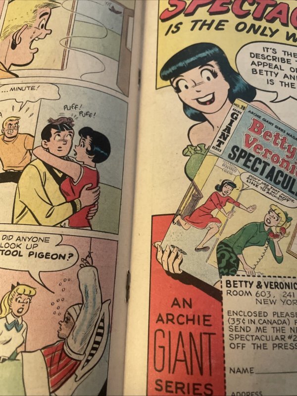Archie's Girls Betty And Veronica #101 1964