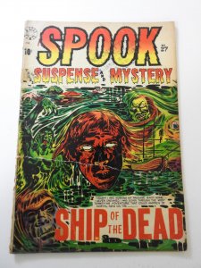 Spook #27 FR Condition tear across entire fc, extra staple added