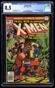 X-Men #102 CGC VF+ 8.5 Juggernaut Black Tom Cassidy Misty Knight Origin Storm!