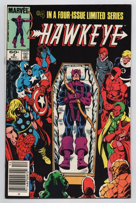 Hawkeye #4 Mockingbird | Avengers (Marvel, 1983) VG/FN