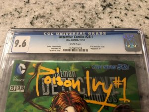 Detective Comics # 23.1 9.6 CGC Graded Comic Book Lenticular Cover Poison IV KB1
