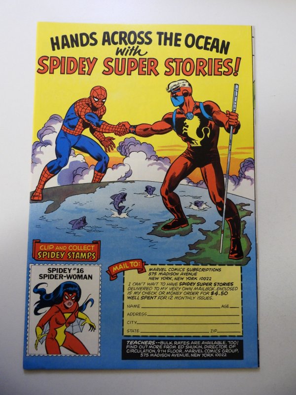 Spidey Super Stories #32 (1978) FN/VF Condition