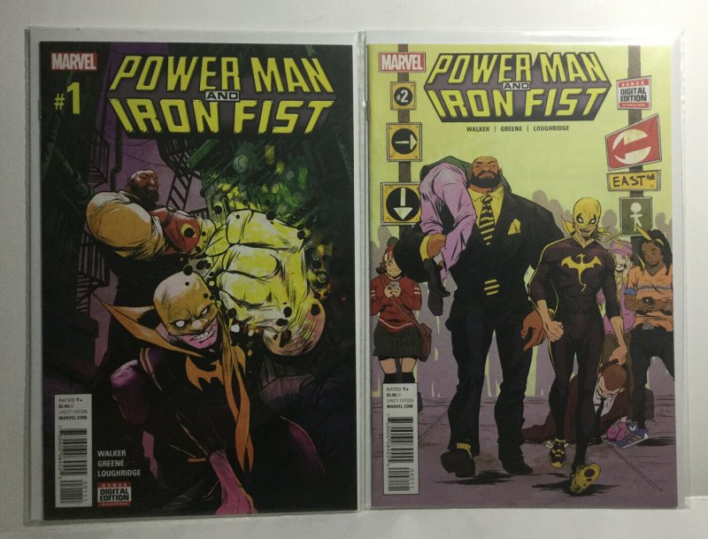 Power Man And Iron Fist 1 2 Nm Near Mint Marvel Comics