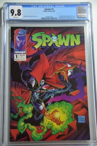 Spawn #1 (1996) CGC 9.8, White Pages