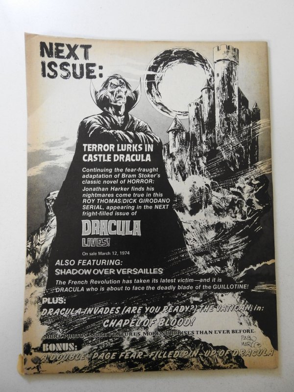 Dracula Lives #5 (1974) FN- Condition!