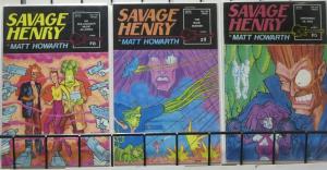 SAVAGE HENRY (Vortex, 1987) #28-30 COMPLETE! VF-NM 