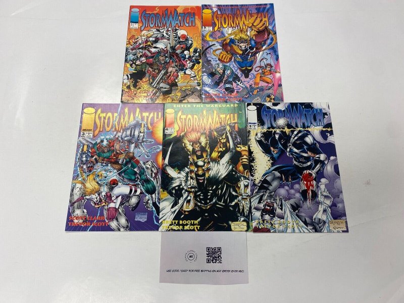 5 Stormwatch IMAGE comic books #1 2 3 4 5 68 LP1