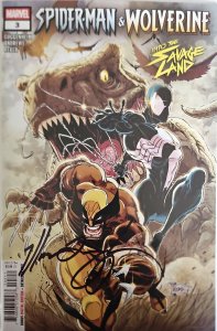SPIDER-MAN & WOLVERINE #3 COVER A 1ST PRINT Signed by Guggenheim COA