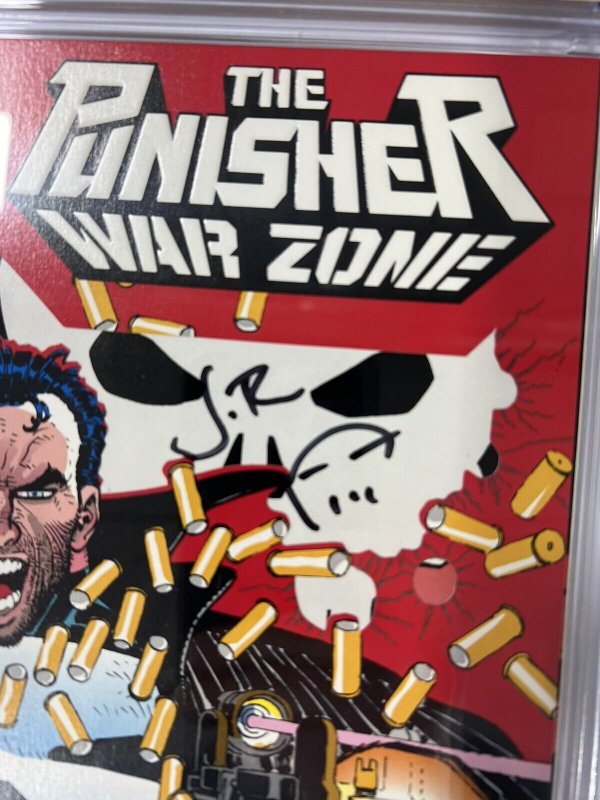 Punisher War Zone 1 Cgc 9.8 SS Sign Sketch Jon Bernthal 1992