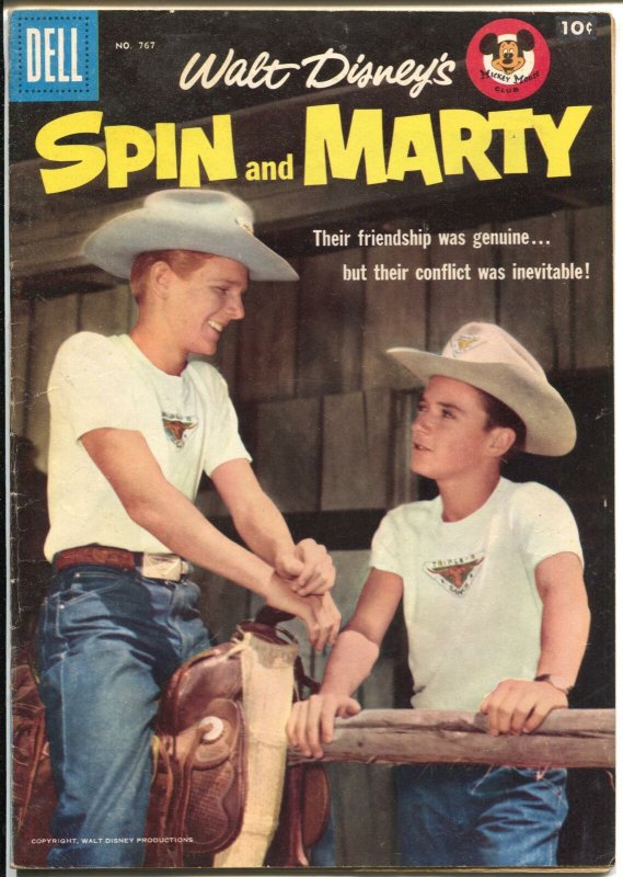 Spin and Marty-Four Color Comics #797-1957-Dell-Mickey Mouse Club-VG/FN 