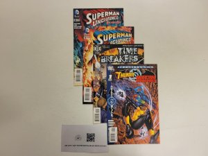 4 DC Comics #8 9 Superman Unchained + #5 Time Breakers + #1 Thunder 67 TJ19
