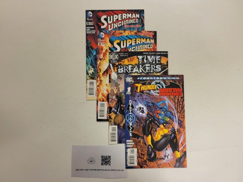 4 DC Comics #8 9 Superman Unchained + #5 Time Breakers + #1 Thunder 67 TJ19