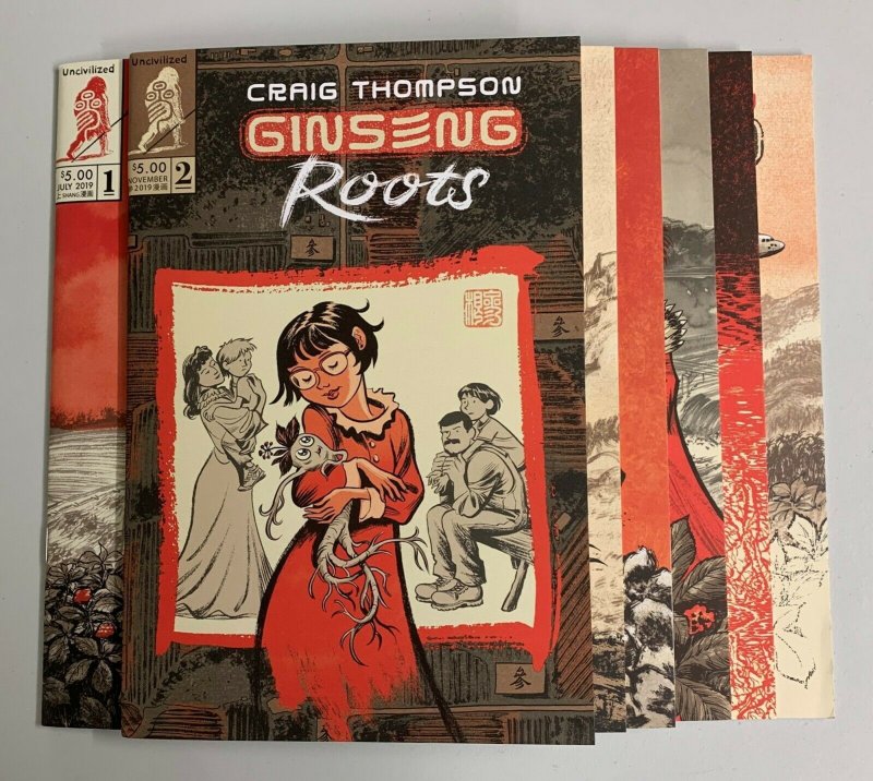 Ginseng Roots #1-7 Set (Uncivilized Comics 2019) Craig Thompson (9.2+)