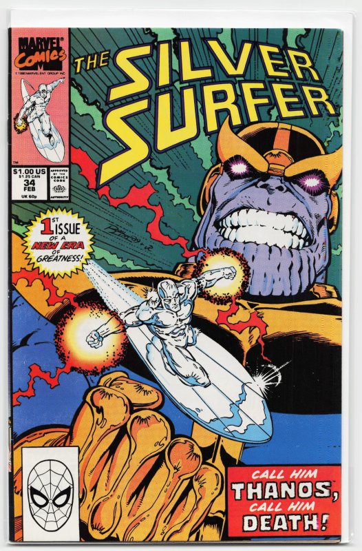 Silver Surfer #34 (1990) Silver Surfer