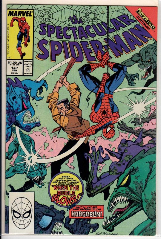 The Spectacular Spider-Man #147 Direct Edition (1989) 9.0 VF/NM