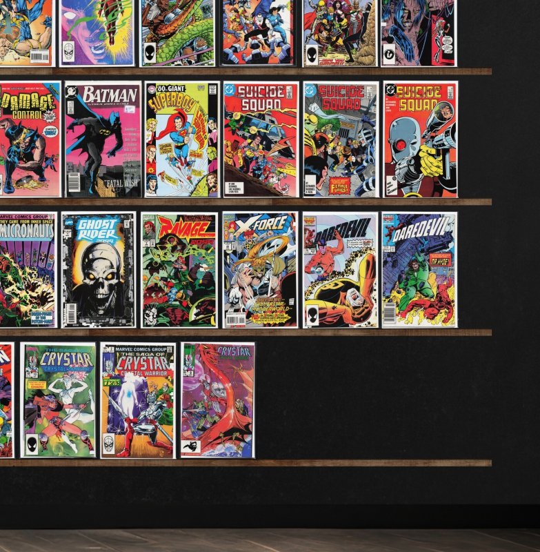 Huge Lot 140+ Comics with Daredevil, Suicide Squad, Robocop & More!