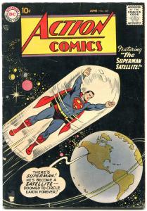 ACTION COMICS #229 1957 SUPERMAN DC CONGO BILL TOMMY TOMORROW G/VG