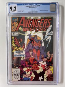 AVENGERS WEST COAST #60 - CGC 9.2 -  Scarlet Witch Magneto