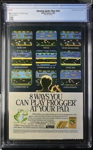 Amazing Spider-Man #252 1984 Marvel Comics CGC 8.5 1st Black costume Newsstand