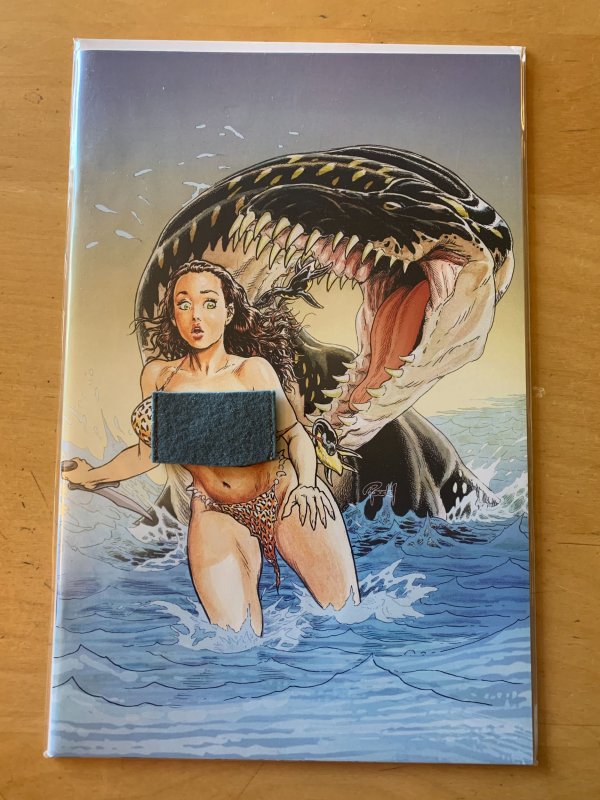 CAVEWOMAN RIPTIDE BUDD ROOT RISQUE COVER D LIMITED TO 450 WITH COA