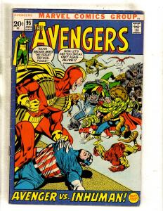 Avengers # 95 VG/FN Marvel Comic Book Iron Man Hulk Thor Captain America FM5