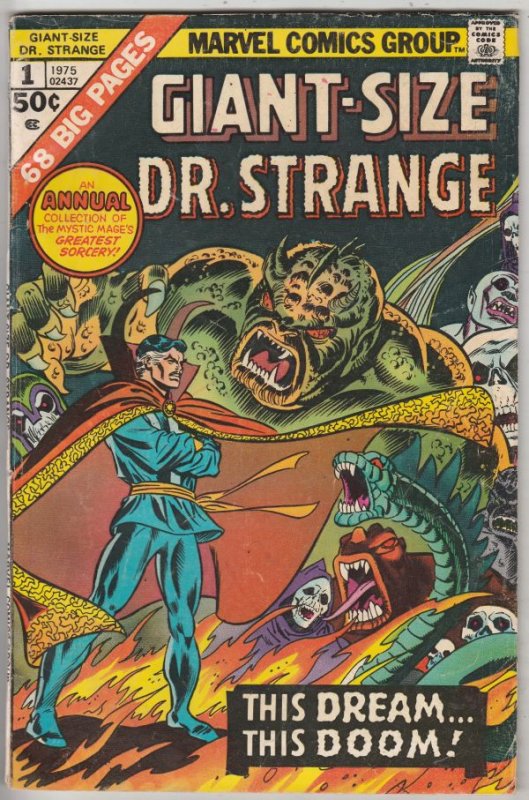 Giant-Size Doctor Strange #1 (Nov-75) VG/FN+ Mid-Grade Dr.Strange