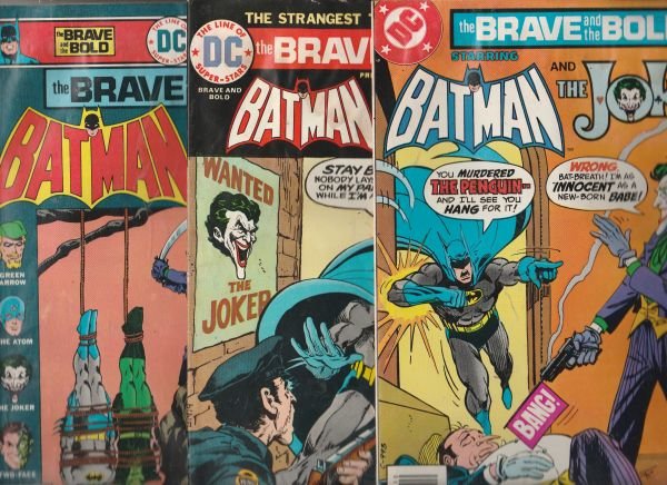 Brave and the Bold, The Joker Set #111-130-191 (Oct-78) VG/FN Affordable-Grad...