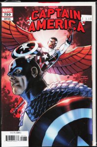 Captain America  #750 John Cassaday Red Cover (2023) Captain America