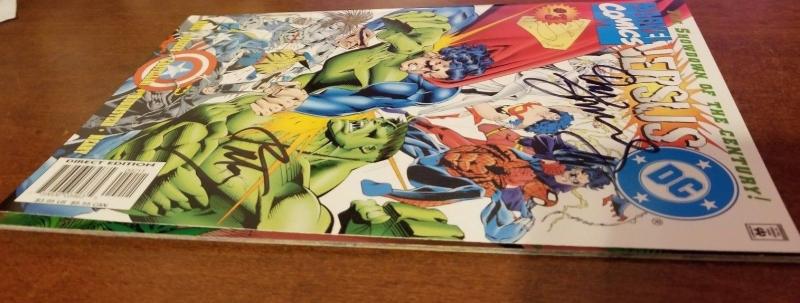 DC VERSUS MARVEL #3 NM/M- Dan Jurgens & Ron Marz Signature!!!! 