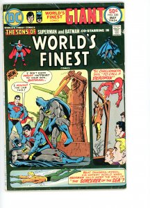 World's Finest Comics 230 G/VG - Giant - low grade reader - Super Sons!