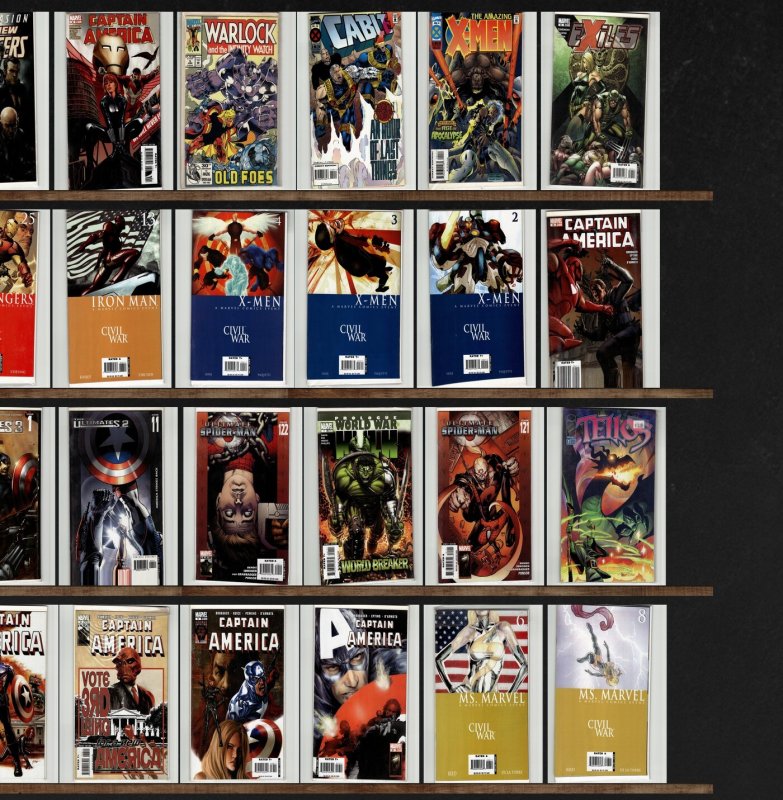 Huge Lot 140+ Comics with Captain America, Thor, The Ultimates 2 & More!