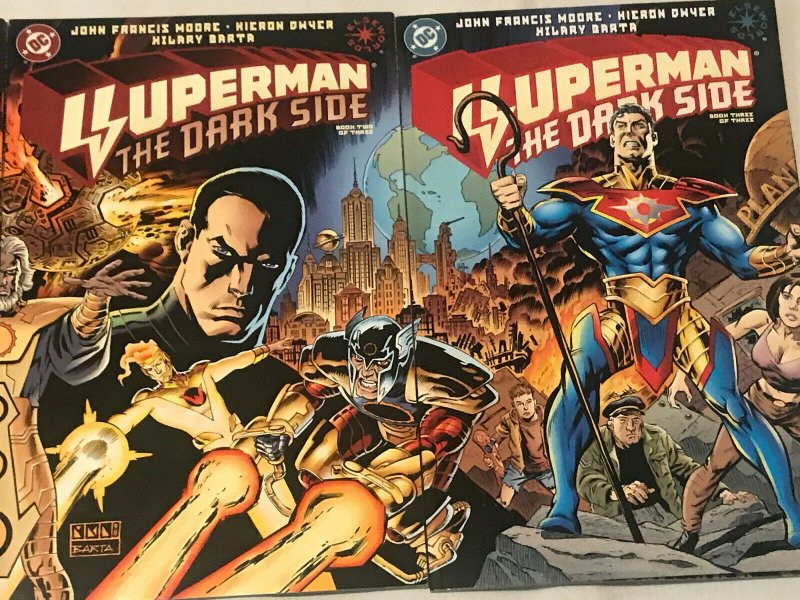 SUPERMAN THE DARK SIDE#1-3 VF/NM LOT 1998 DC COMICS