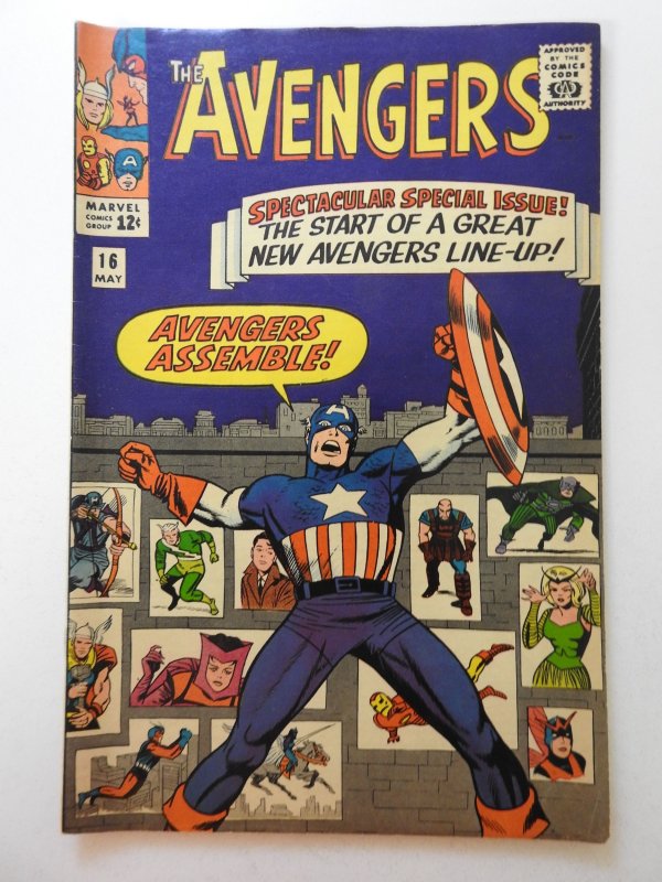 The Avengers #16 (1965) 1st Order Changeth!  Key Issue!! Gorgeous Fine/VF Cond!
