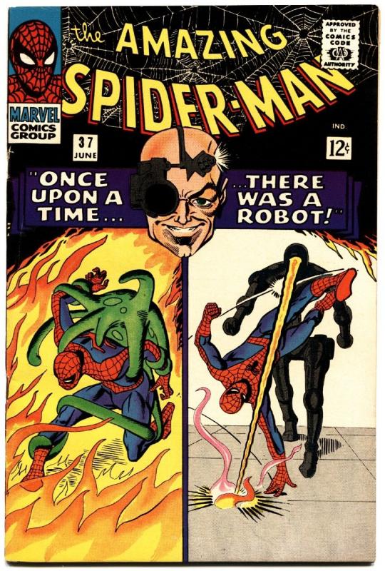 AMAZING SPIDER-MAN #37-MARVEL COMICS SILVER-AGE VF-FIRST NORMAN OSBORN