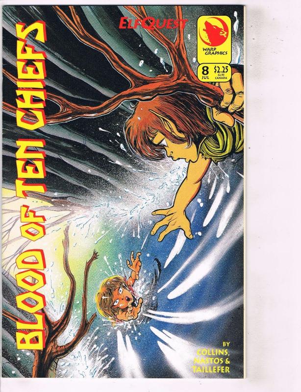 Lot of 8 Elf Quest BTC Warp Graphics Comic Books #2 3 5 6 7 8 9 10 BH22 