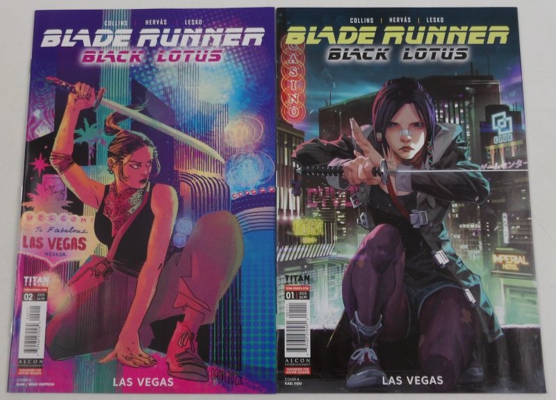 Blade Runner Black Lotus: Las Vegas #1-4 VF/NM complete series ; Titan (AC71)