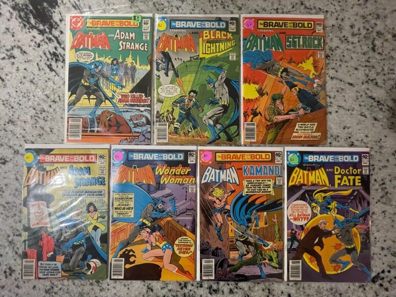 Lot Of 7 Brave & The Bold DC Comic Books # 156 157 158 161 162 163 190 69 J801 