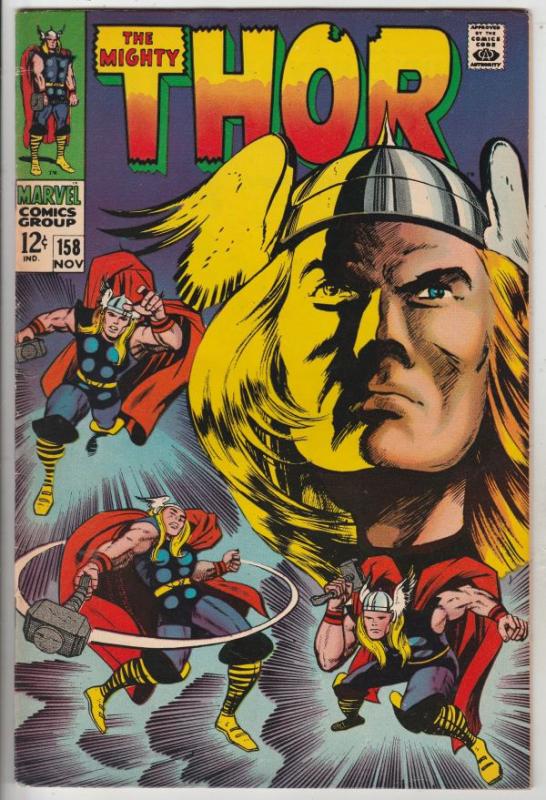 Thor, the Mighty #158 (Nov-68) VF/NM High-Grade Thor