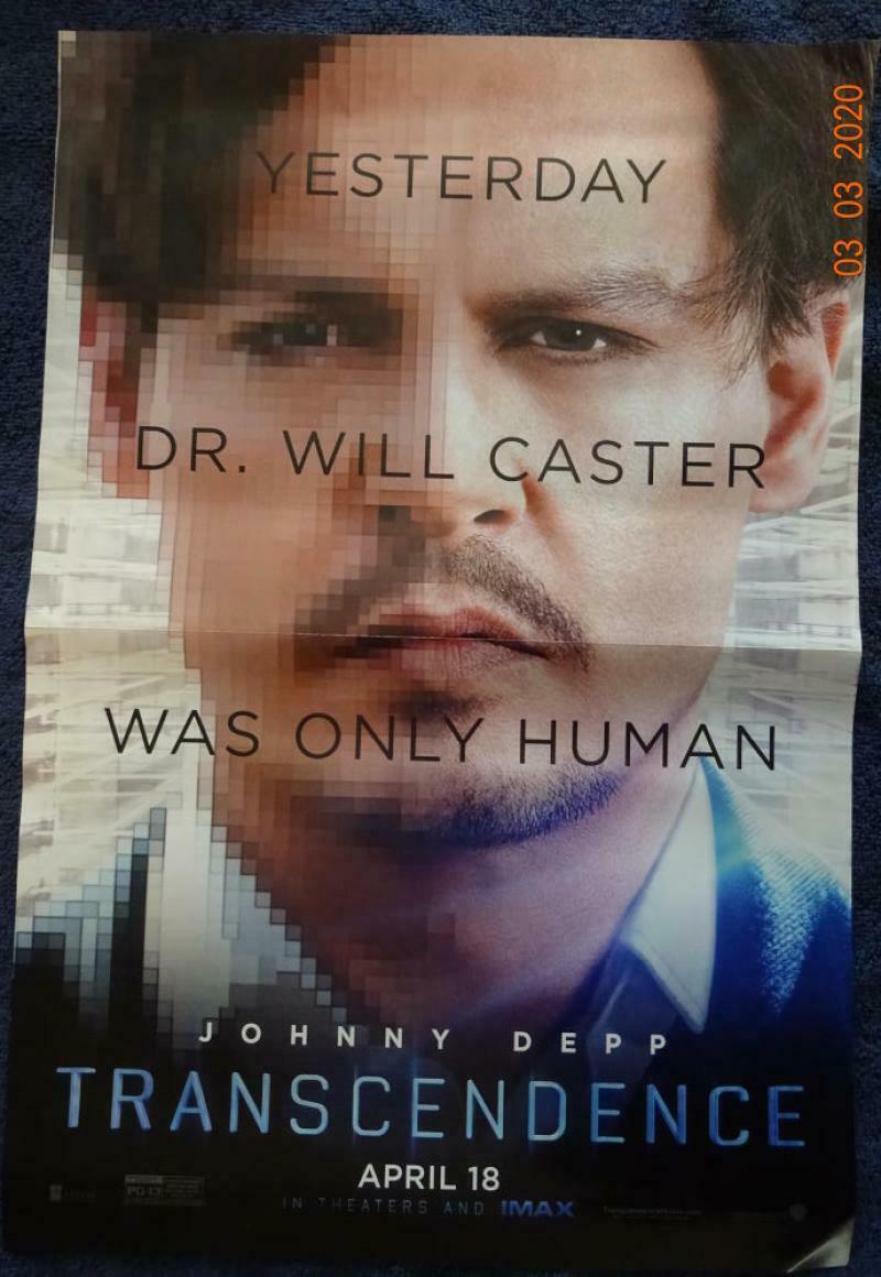 transcendence johnny depp poster