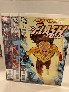 Flashpoint: Kid Flash Lost Complete Set 1,2,3  9.0 (our highest grade) 2011