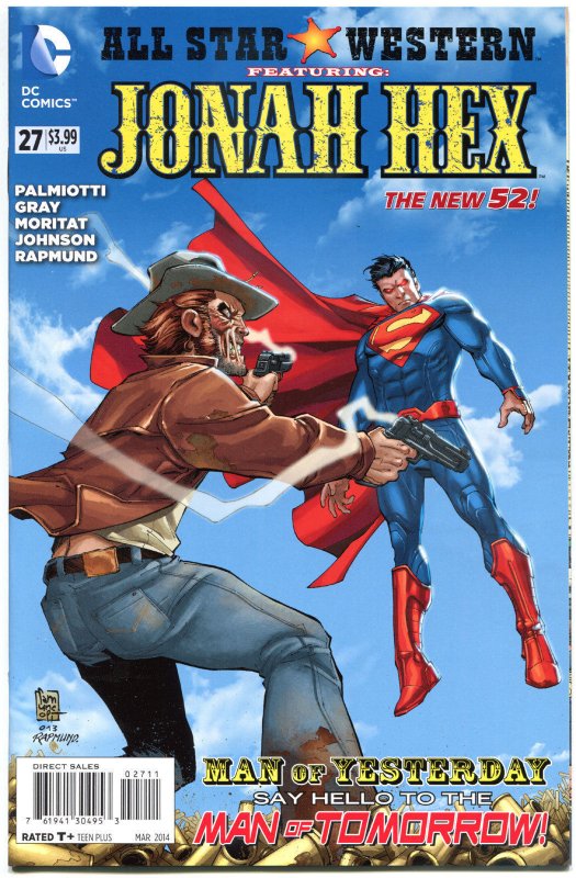 ALL STAR WESTERN #27, NM, Jonah Hex, Superman, Justin Gray,2011,more in store