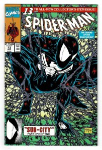 Spiderman 13   Classic Todd McFarlane cover   Return of the Black costume