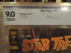 Star Trek #46 CBCS 9.0  VF/NM  GOLD KEY 1977  OW/W  Painted Cover