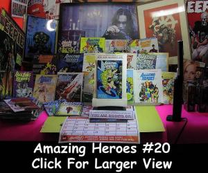 AMAZING HEROES 20 F-VF HEMBECK INTERVIEW,NEW GODS HISTO