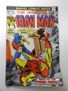 Iron Man #63 (1973) VG/FN Condition! 1/4 in cumulative spine split