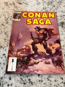 Conan Saga # 16 VF/NM Marvel Comic Book Magazine Red Sonja Kull 2 J390