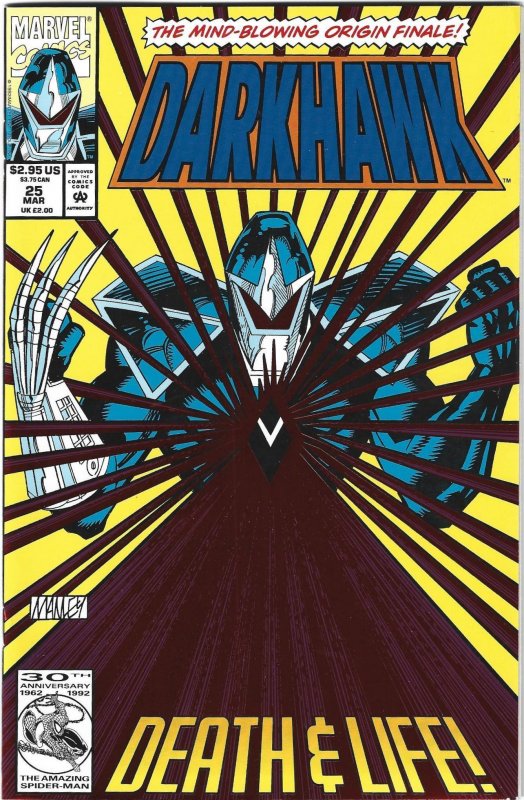 Darkhawk #25 Direct Edition (1993)