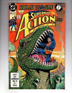 Action Comics #664 (1991) TIME AND TIME AGAIN!   / SB#4