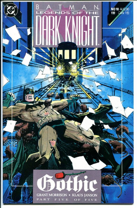 BATMAN : LEGENDS OF THE DARK KNIGHT #10, Gothic, 1989 , NM+