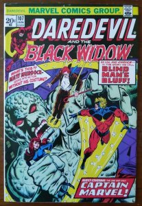 Daredevil #107 - Black Widow Moondragon Captain Marvel Terrax Monster Cover 1974 